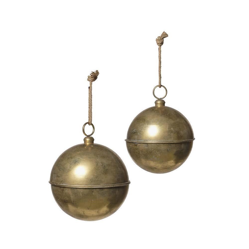 SFERE SET 2 SOSPESE D.30 D.35 ORO